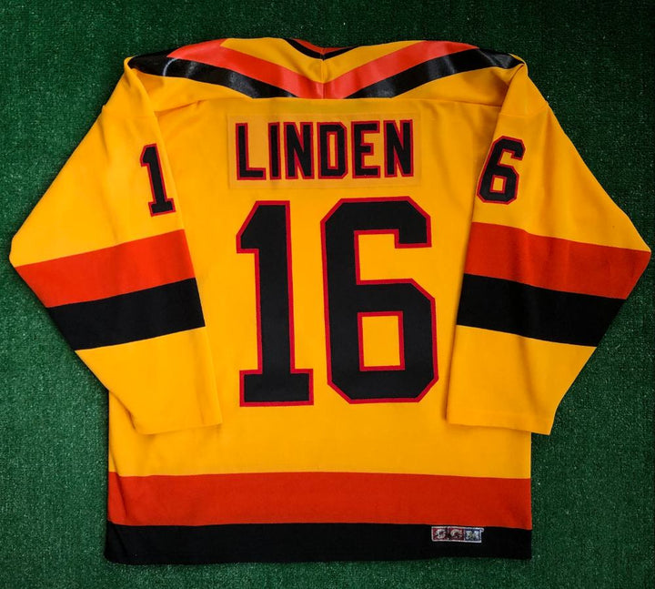Custom 1989 Trevor Linden Vancouver Canucks Jersey HOCKEY JERSEY Stitched S-6XL