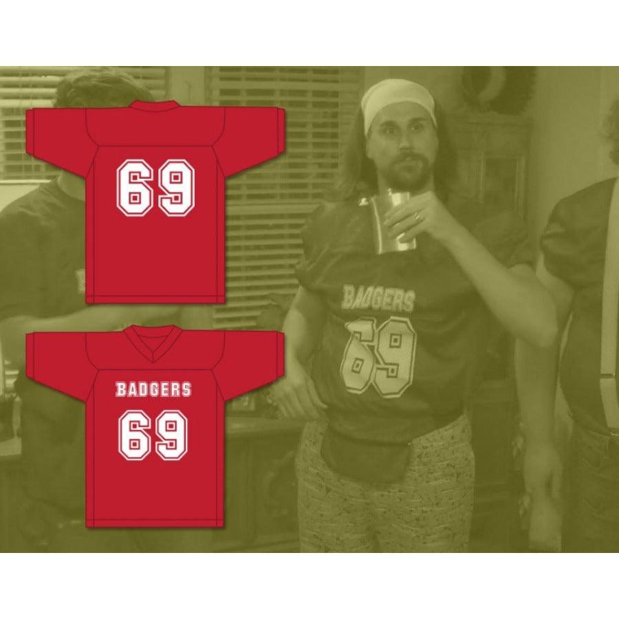 CUSTOM ANY Name Number SONNY D 69 PUTNAM BADGERS HIGH SCHOOL Football Jersey Top Stitched S-6XL