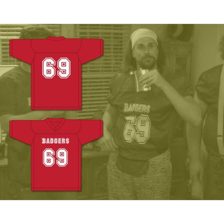 CUSTOM ANY Name Number SONNY D 69 PUTNAM BADGERS HIGH SCHOOL Football Jersey Top Stitched S-6XL