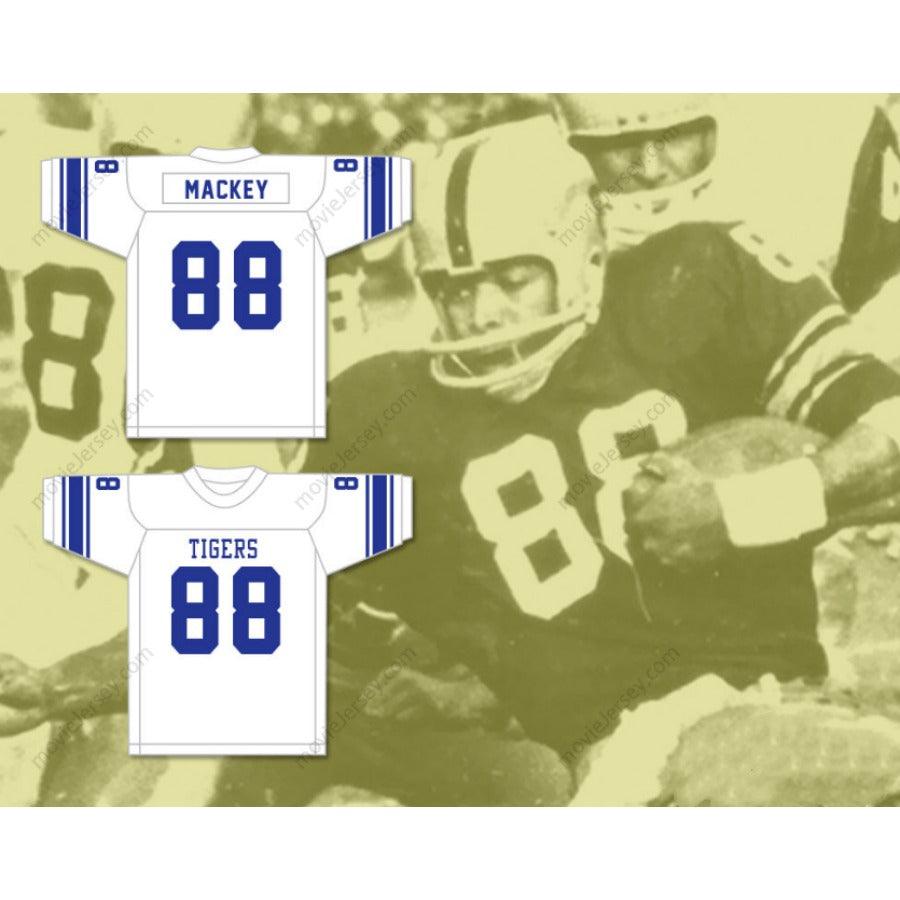 CUSTOM ANY Name Number JOHN MACKEY 88 HEMPSTEAD HIGH SCHOOL TIGERS Football Jersey Top Stitched S-6XL