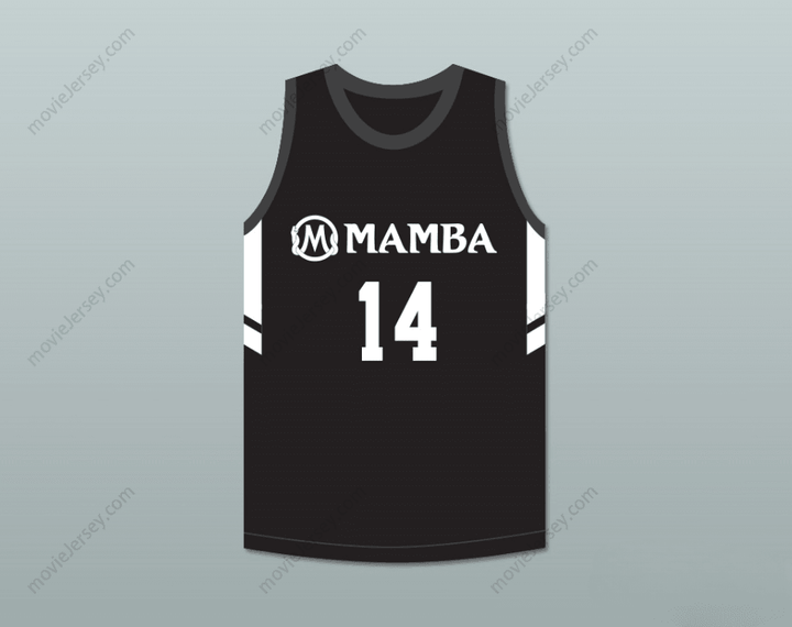CUSTOM ANY Name Number PAYTON 14 MAMBA BALLERS BLACK BASKETBALL JERSEY VERSION 3 Top Stitched S-6XL