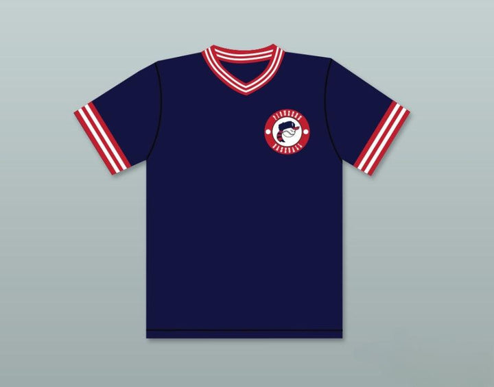 Custom Any Name Number DAVE LOGAN 8 PIONEERS AWAY BASEBALL JERSEY HARDBALL SITCOM Top Stitched S-6XL