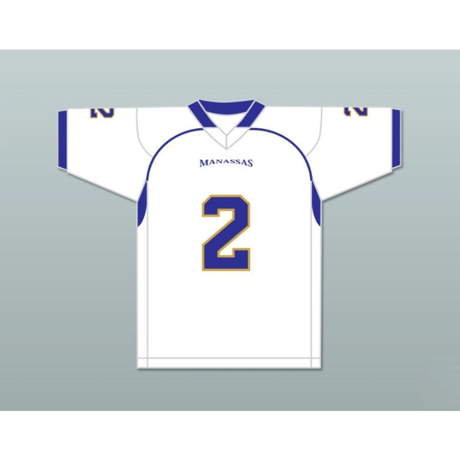 CUSTOM ANY Name Number PARKER 2 MANASSAS TIGERS HIGH SCHOOL Football Jersey Top Stitched S-6XL