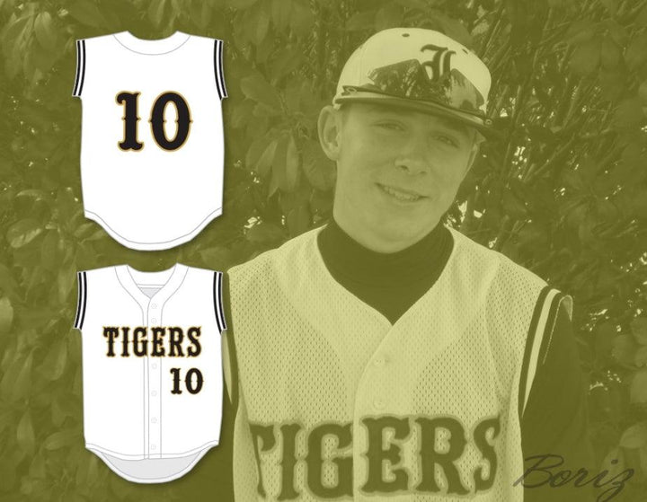 Custom Any Name Number TREVOR STORY 10  HIGH SCHOOL TIGERS WHITE BASEBALL JERSEY 1 Top Stitched S-6XL