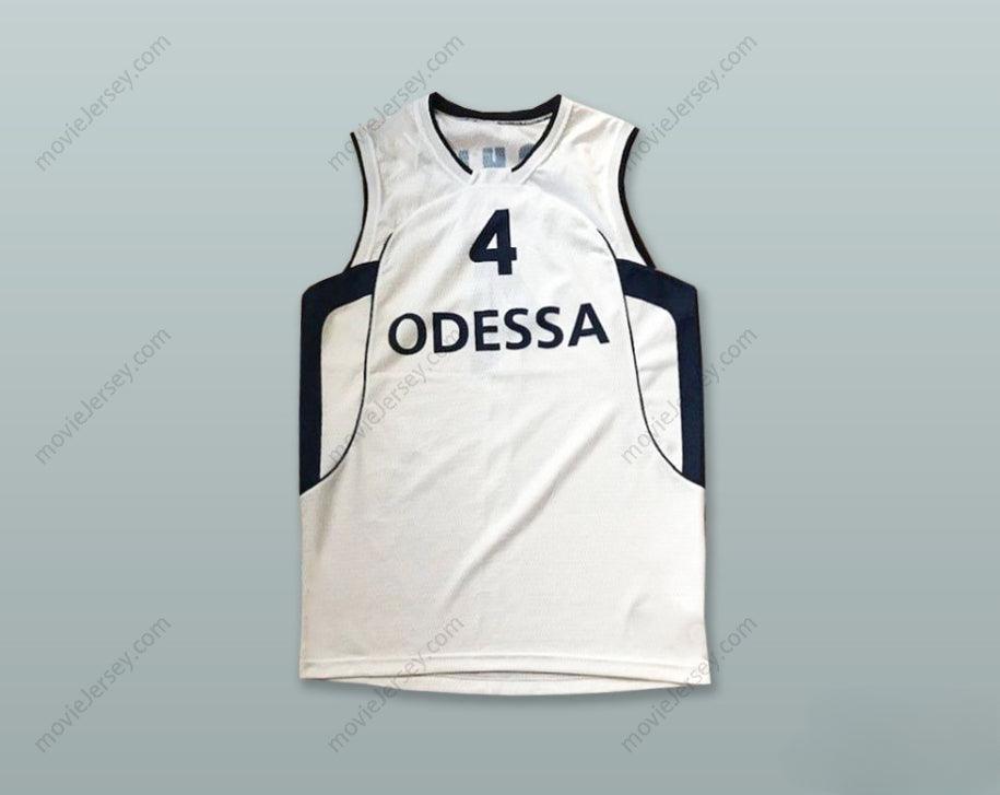 CUSTOM ANY Name Number YUSHKIN 4 BC ODESSA UKRAINE WHITE BASKETBALL JERSEY Top Stitched S-6XL