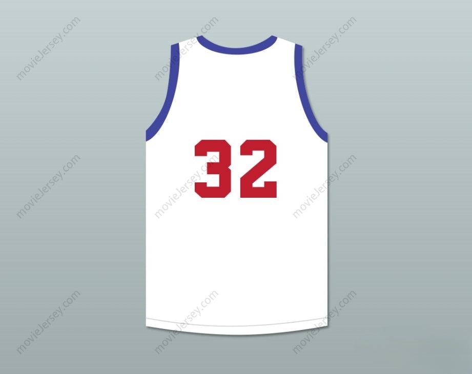 CUSTOM ANY Name Number FORT WAYNE ZOLLNER  32 WHITE BASKETBALL JERSEY Top Stitched S-6XL