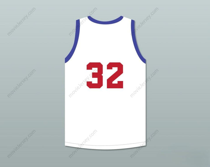 CUSTOM ANY Name Number FORT WAYNE ZOLLNER  32 WHITE BASKETBALL JERSEY Top Stitched S-6XL