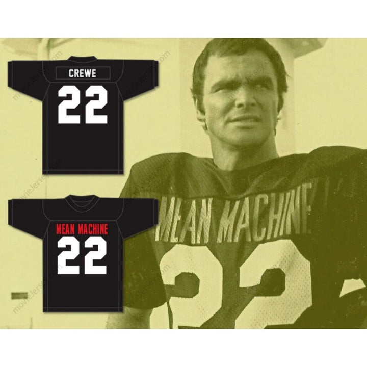 CUSTOM ANY Name Number BURT REYNOLDS 22 PAUL CREWE MEAN MACHINE CONVICTS FOOTBALL JERSEY Jersey Top Stitched S-6XL