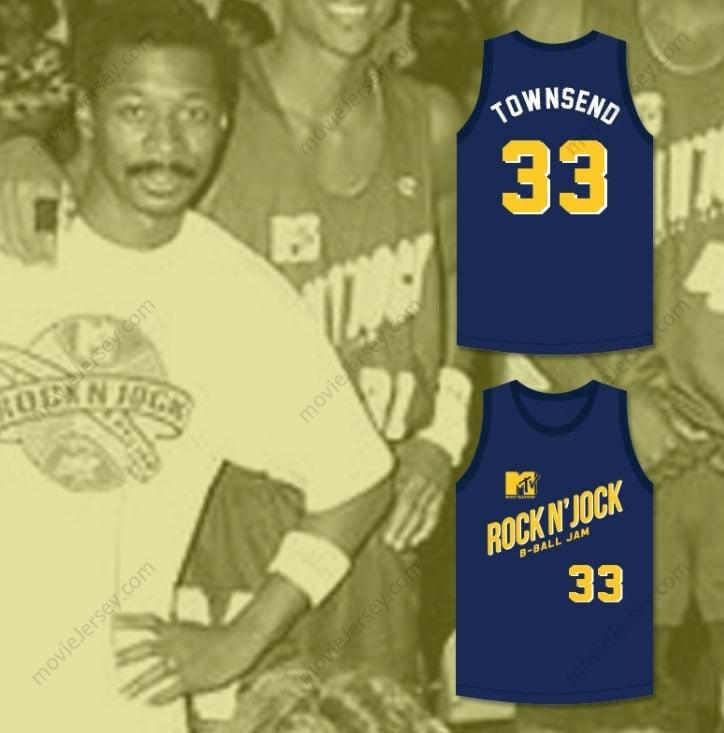 CUSTOM ANY Name Number COACH ROBERT TOWNSEND 33 VIOLATORS BASKETBALL JERSEY SECOND ANNUAL ROCK N' JOCK B-BALL JAM 1992 Top Stitched S-6XL