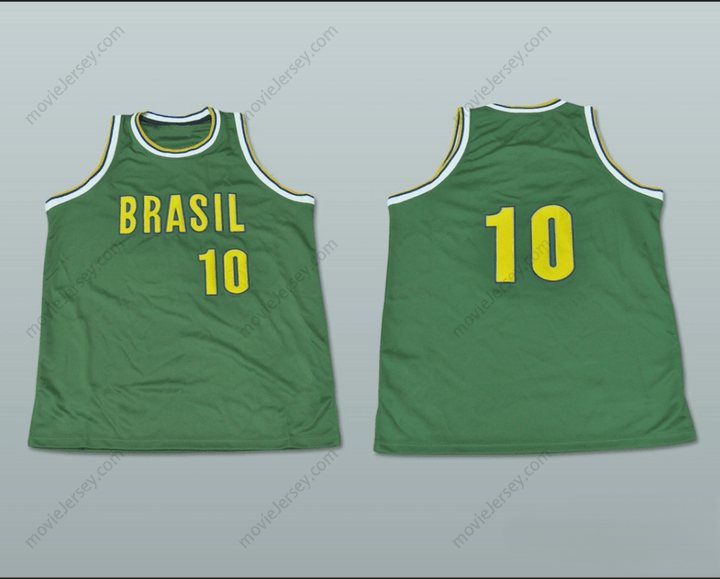 CUSTOM ANY Name Number BRASIL NATIONAL TEAM BASKETBALL JERSEY ANY NUMBER STITCH SEWN Top Stitched S-6XL