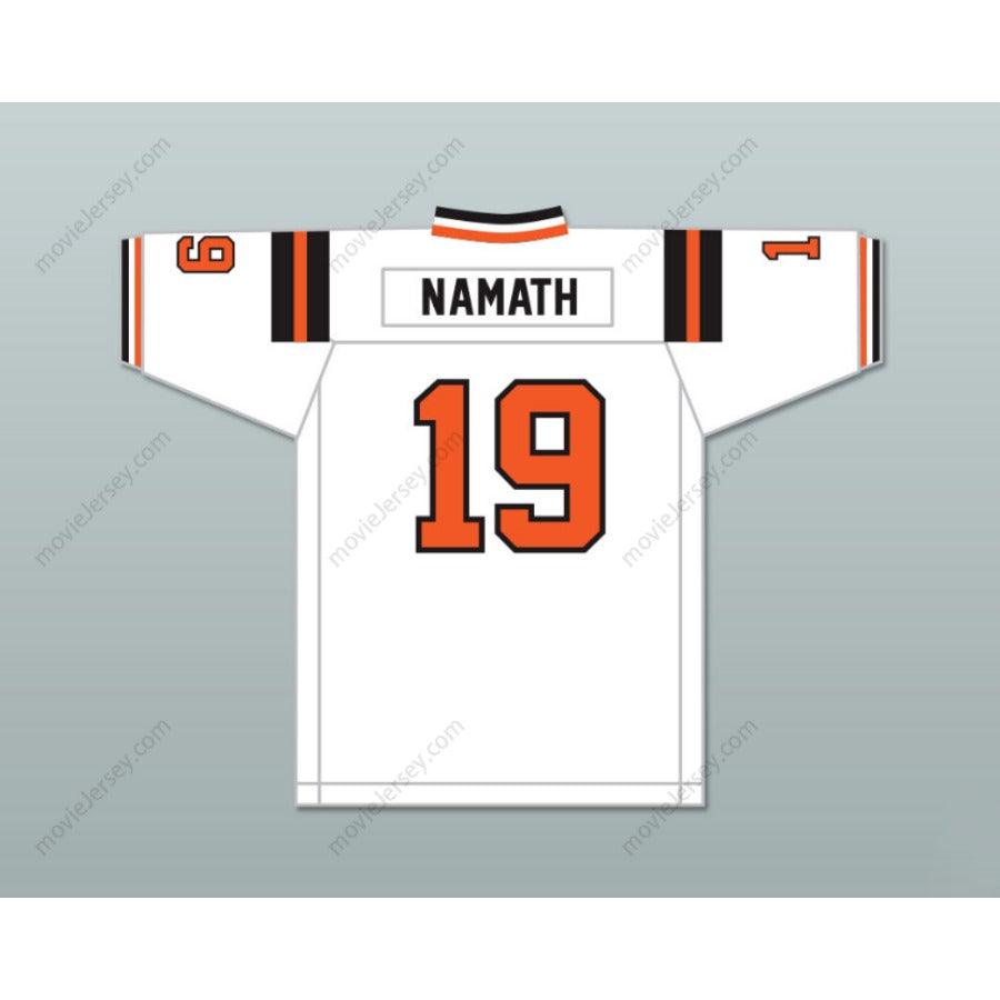 CUSTOM Name JOE NAMATH 19 BEAVER FALLS HIGH SCHOOL TIGERS FOOTBALL JERSEY S-6XL