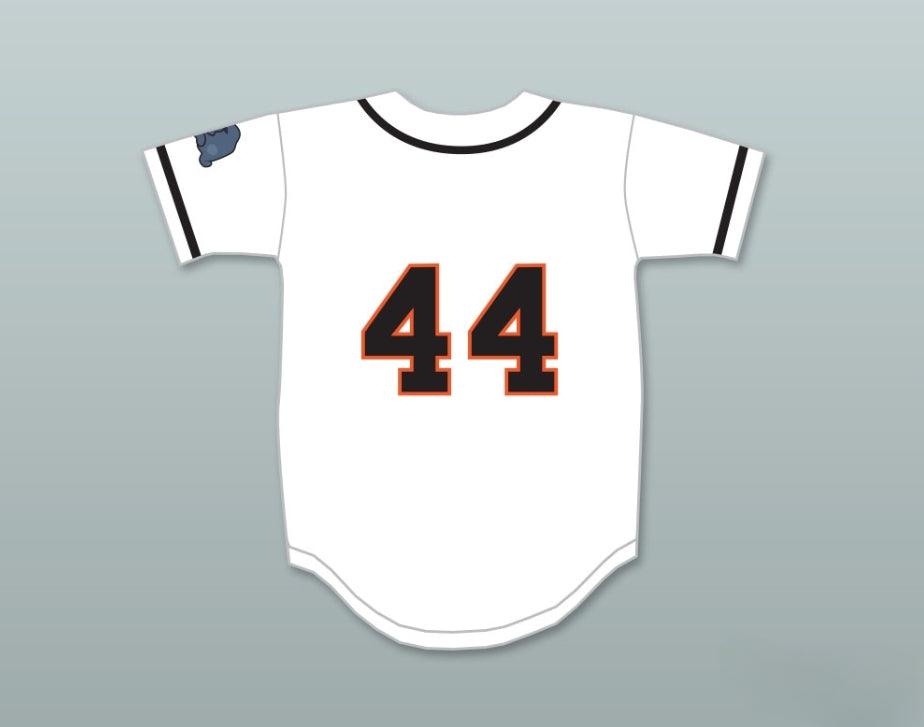 Custom Any Name Number GARCIA 44 RHINOS BASEBALL JERSEY WITH PATCH KEY & PEELE SLAP ASS Top Stitched S-6XL