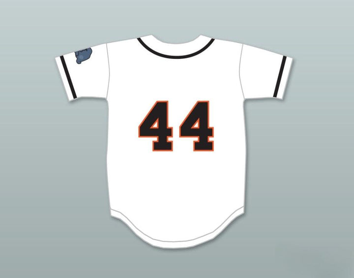 Custom Any Name Number GARCIA 44 RHINOS BASEBALL JERSEY WITH PATCH KEY & PEELE SLAP ASS Top Stitched S-6XL