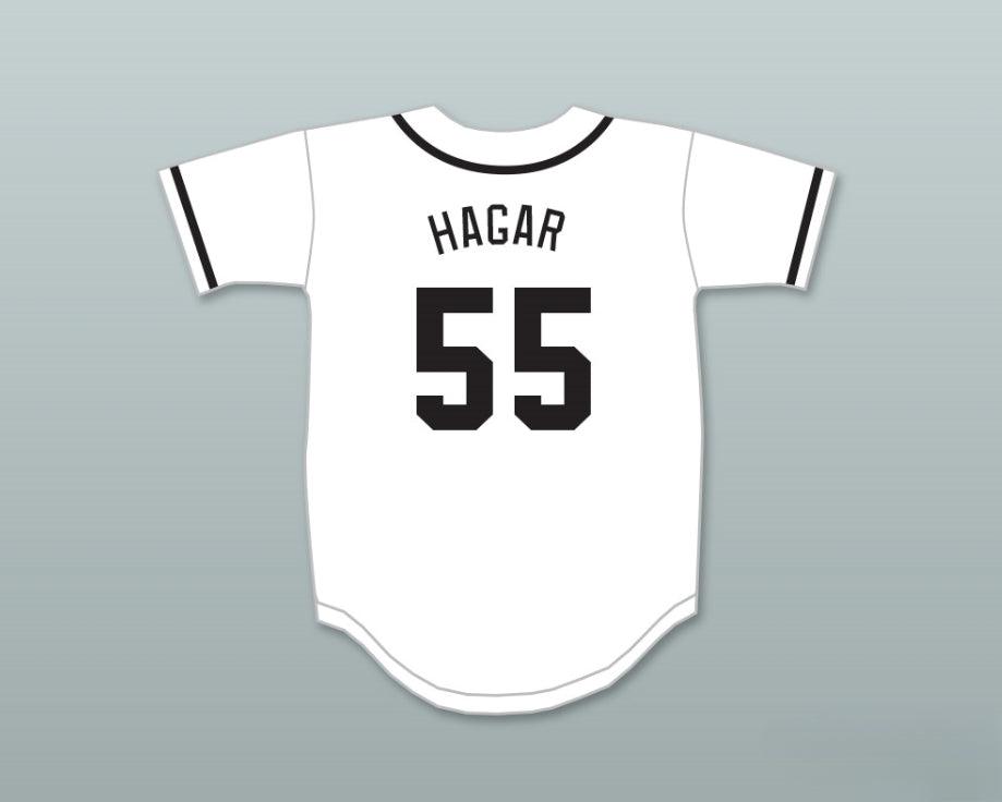 Custom Any Name Number SAMMY HAGAR 55 SALAMANDERS BASEBALL JERSEY 1ST ANNUAL ROCK N' JOCK DIAMOND DERBY Top Stitched S-6XL