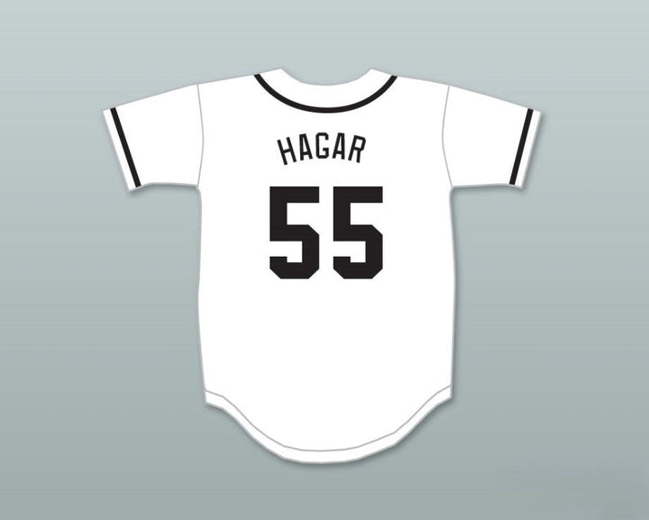 Custom Any Name Number SAMMY HAGAR 55 SALAMANDERS BASEBALL JERSEY 1ST ANNUAL ROCK N' JOCK DIAMOND DERBY Top Stitched S-6XL