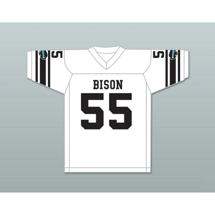 CUSTOM ANY Name Number ROY CHUTNEY 55 BLUE SPRINGS BISON HIGH SCHOOL Football Jersey Top Stitched S-6XL