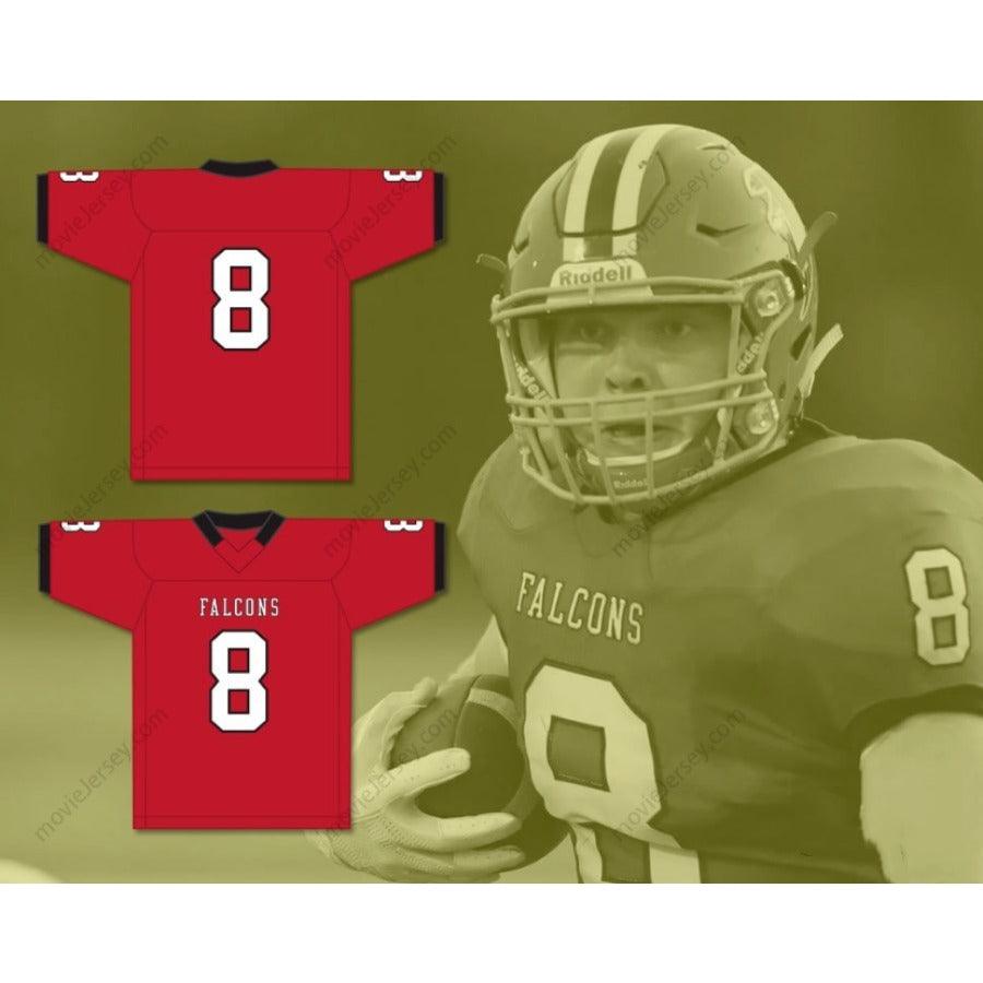 CUSTOM ANY Name RED AIDAN HUTCHINSON 8 DIVINE CHILD HIGH SCHOOL Football Jersey Top Stitched S-6XL