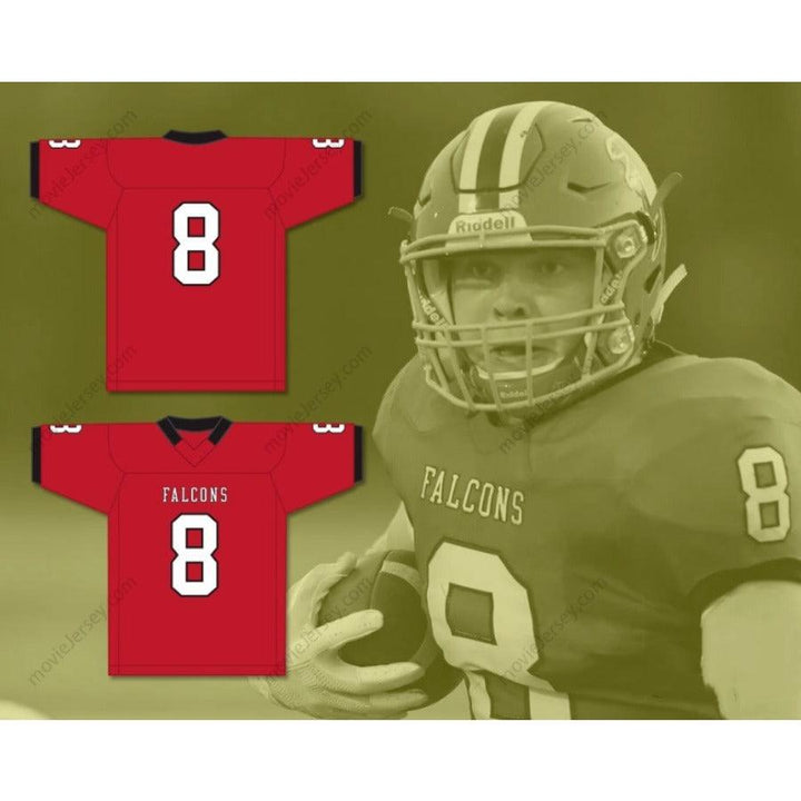 CUSTOM ANY Name RED AIDAN HUTCHINSON 8 DIVINE CHILD HIGH SCHOOL Football Jersey Top Stitched S-6XL