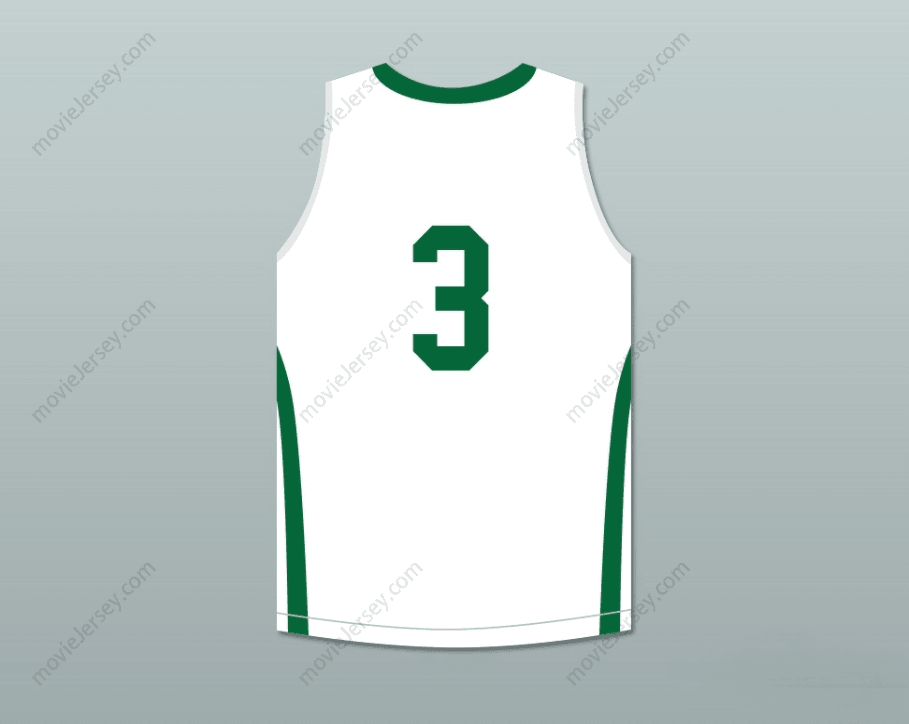 CUSTOM ANY Name Number CJ MCCOLLUM 3 GLENOAK HIGH SCHOOL GOLDEN  WHITE BASKETBALL JERSEY Top Stitched S-6XL