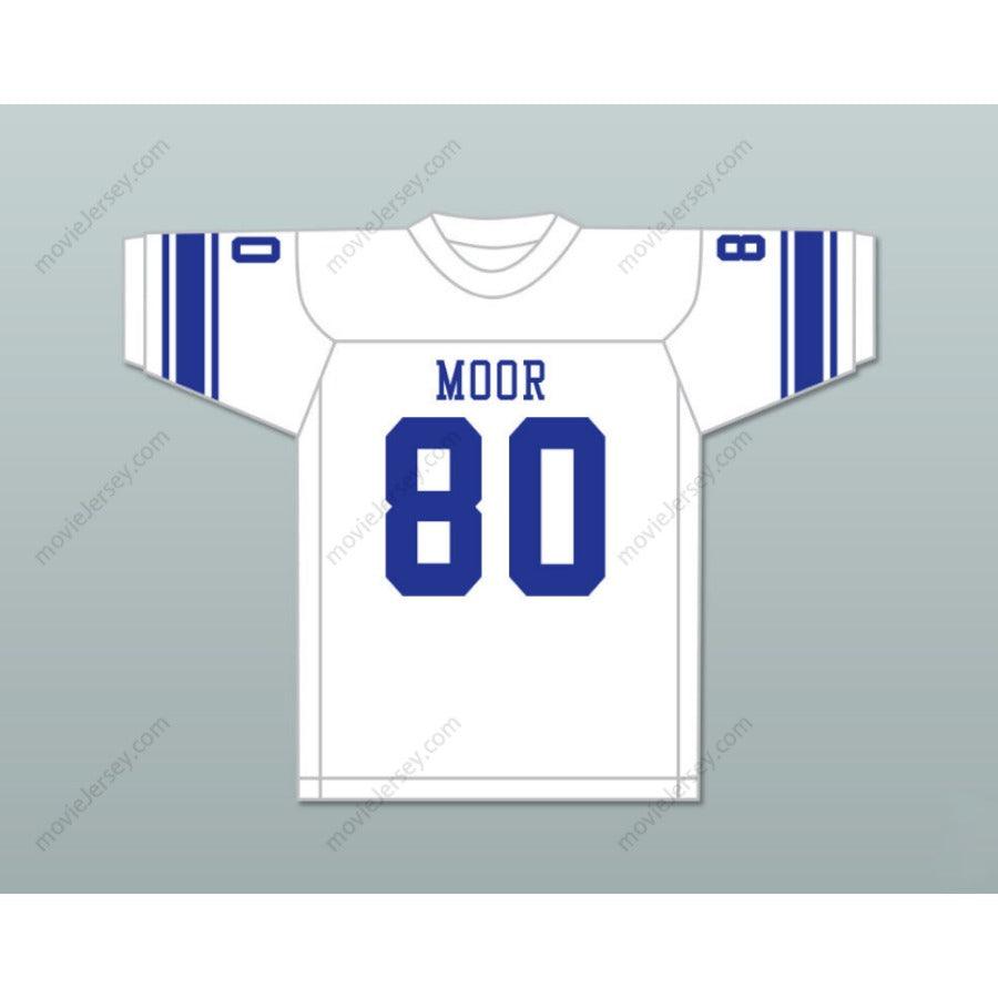 CUSTOM ANY Name Number JERRY RICE 80 MOOR HIGH SCHOOL BLUE FOOTBALL JERSEY Top Stitched S-6XL