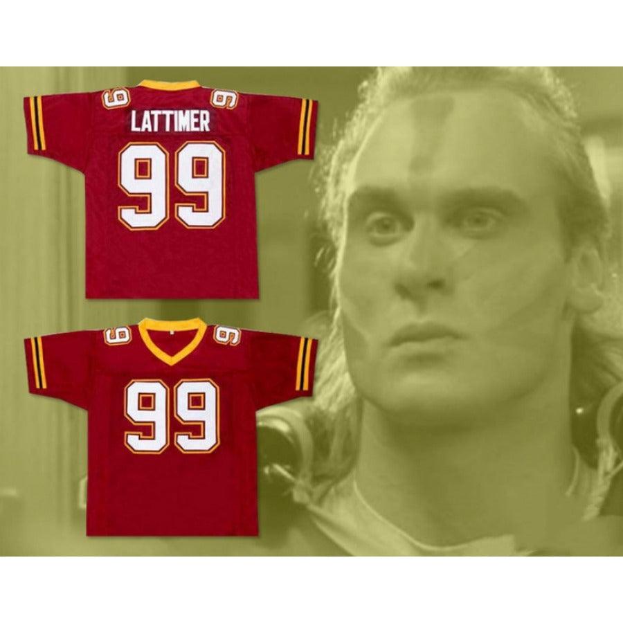 CUSTOM ANY Name Number THE PROGRAM STEVE LATTIMER 99 ESU TIMBERWOLVES Football Jersey Top Stitched S-6XL