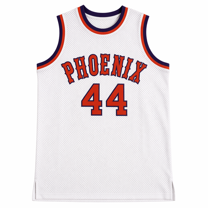 Custom Vintage 1970 Team Jersey Paul Westphal #44 White Purple Basketball Jersey Stitched S-6XL