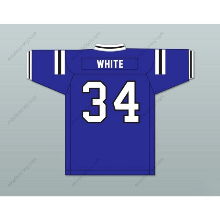 CUSTOM ANY Name Number ZAMIR WHITE 34 SCOTLAND HIGH SCHOOL FIGHTING SCOTS Football Jersey Top Stitched S-6XL
