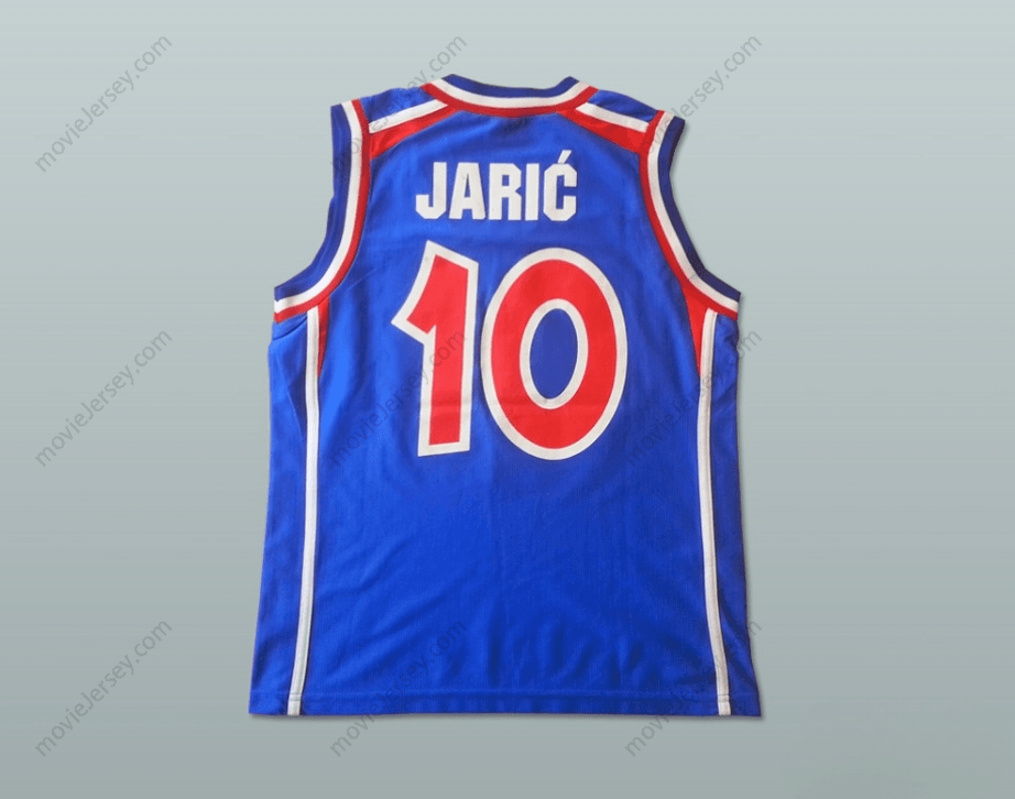 CUSTOM ANY Name Number MARKO JARIC 10 SERBIA AND MONTENEGRO BASKETBALL JERSEY STITCH SEWN Top Stitched S-6XL