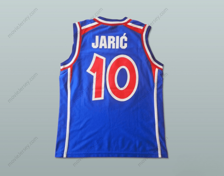 CUSTOM ANY Name Number MARKO JARIC 10 SERBIA AND MONTENEGRO BASKETBALL JERSEY STITCH SEWN Top Stitched S-6XL