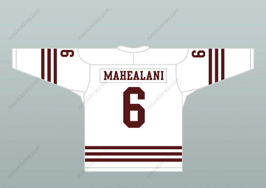 Custom Any Name Number Danny Mahealani 6 Beacon Hills Cyclones Hockey Jersey Teen Wolf TV Series Top Stitched S-6XL