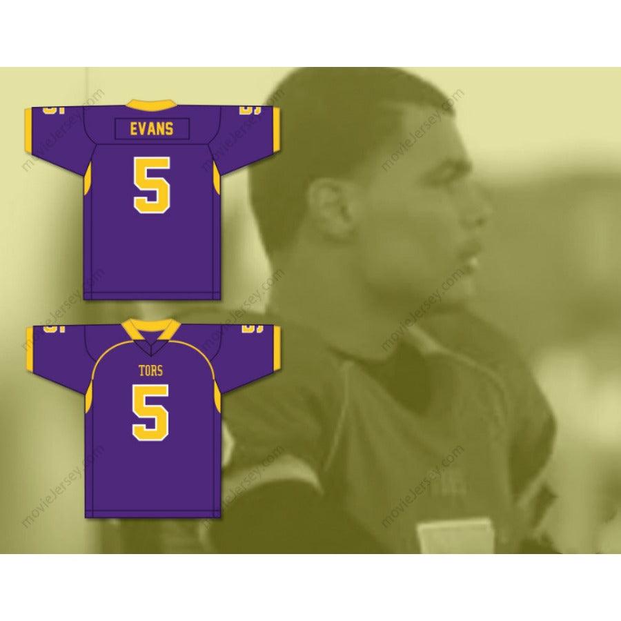 CUSTOM ANY Name Number MIKE EVANS 5 BALL HIGH SCHOOL TORS FOOTBALL JERSEY S-6XL