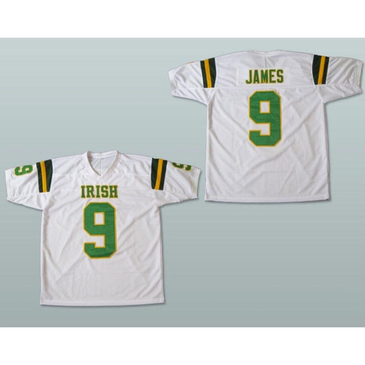 CUSTOM ANY Name Number LEBRON JAMES 9 FIGHTING IRISH HIGH SCHOOL Football Jersey Top Stitched S-6XL