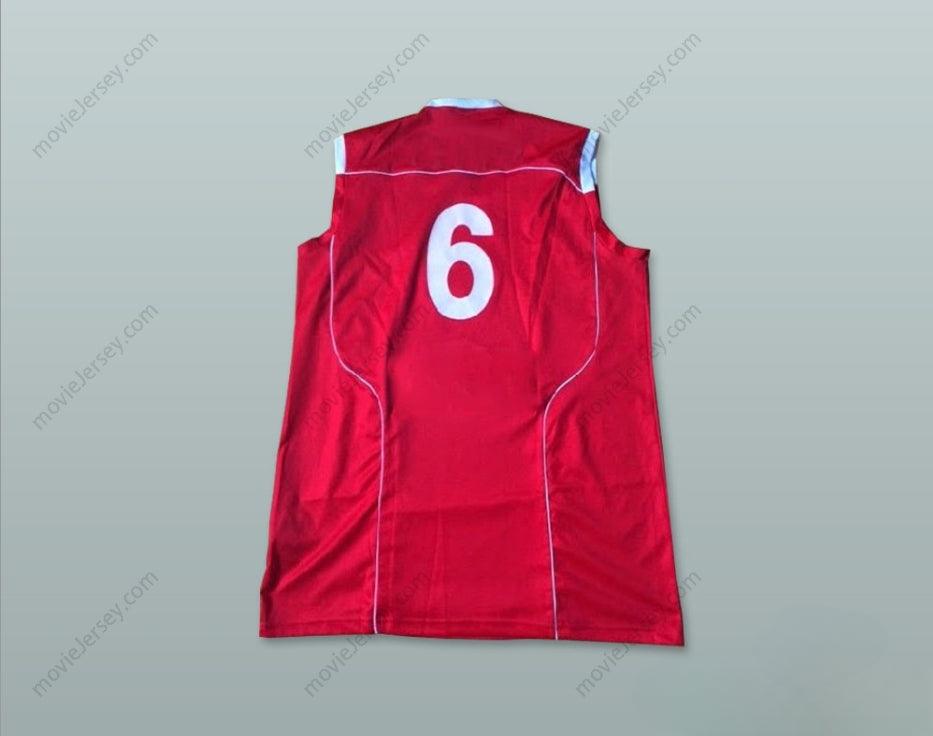CUSTOM ANY Name Number SWITZERLAND HELVETIA 6 NATIONAL TEAM RED BASKETBALL JERSEY Top Stitched S-6XL