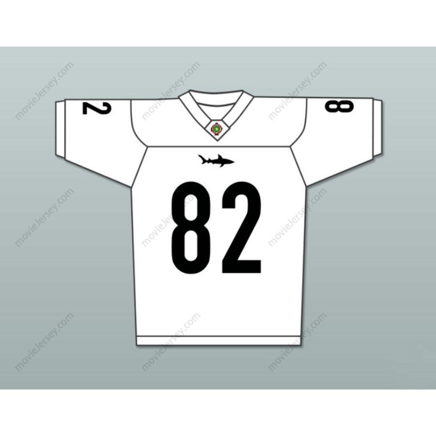 CUSTOM ANY Name Number TERRELL OWENS 82 MIAMI SHARKS WHITE TRIM Football Jersey Top Stitched S-6XL