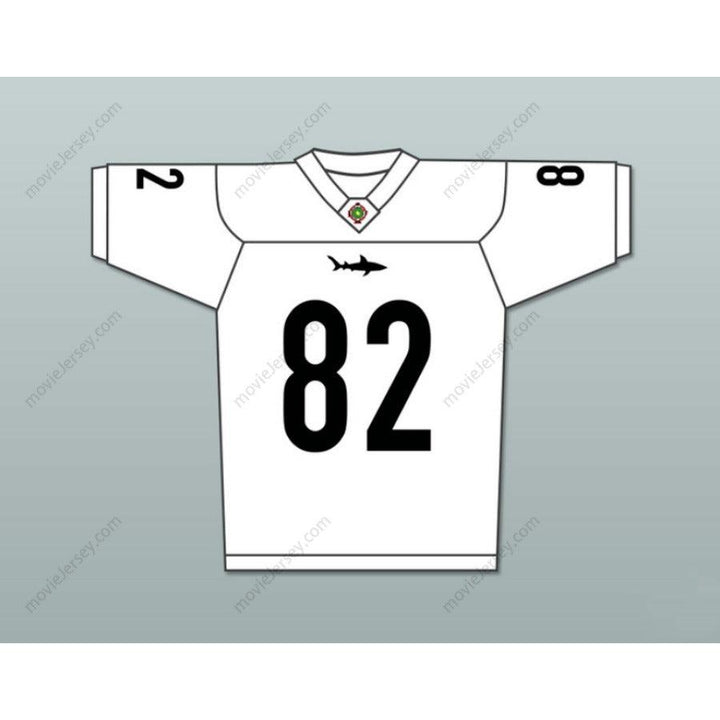 CUSTOM ANY Name Number TERRELL OWENS 82 MIAMI SHARKS WHITE TRIM Football Jersey Top Stitched S-6XL