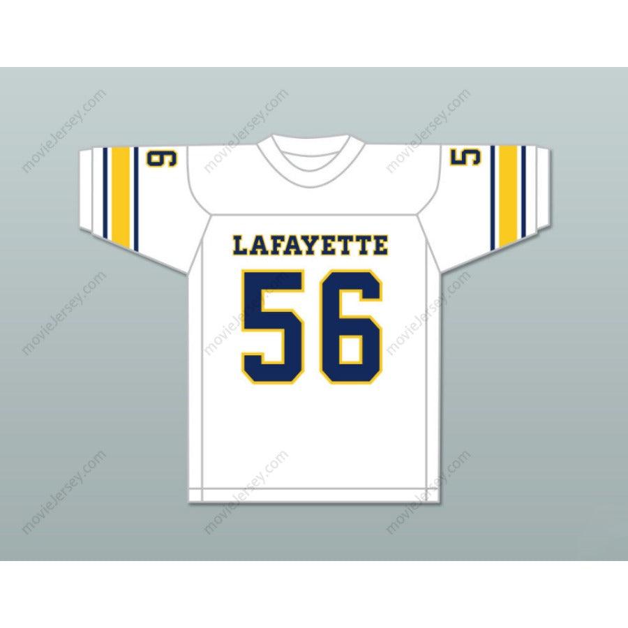 CUSTOM ANY Name Number LAWRENCE TAYLOR 56 LAFAYETTE HIGH SCHOOL RAMS NAVY BLUE FOOTBALL JERSEY Top Stitched S-6XL