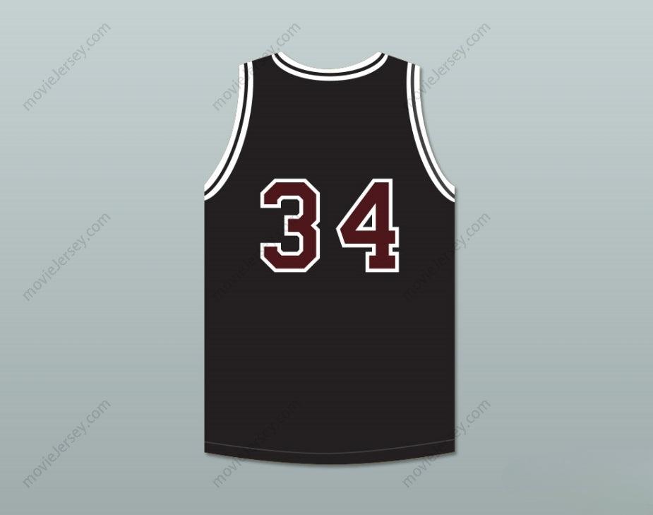 CUSTOM ANY Name Number BILLY DUNN 34  HIGH SCHOOL BLACK BASKETBALL JERSEY Top Stitched S-6XL