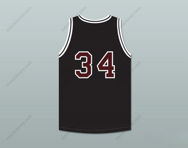 CUSTOM ANY Name Number BILLY DUNN 34  HIGH SCHOOL BLACK BASKETBALL JERSEY Top Stitched S-6XL
