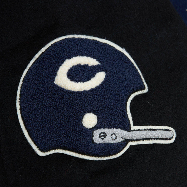 Men’s Black Chicago Bears Team Legacy Full-Snap Varsity Jacket