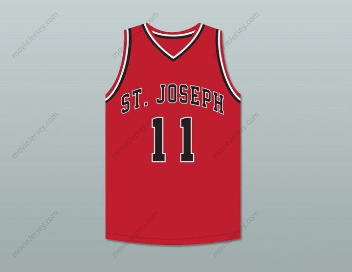 CUSTOM ANY Name Number ISIAH THOMAS 11 HIGH SCHOOL RED BASKETBALL JERSEY Top Stitched S-6XL