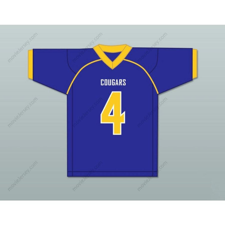 CUSTOM ANY Name Number QUAY WALKER 4 CRISP COUNTY HIGH SCHOOL COUGARS Football Jersey Top Stitched S-6XL