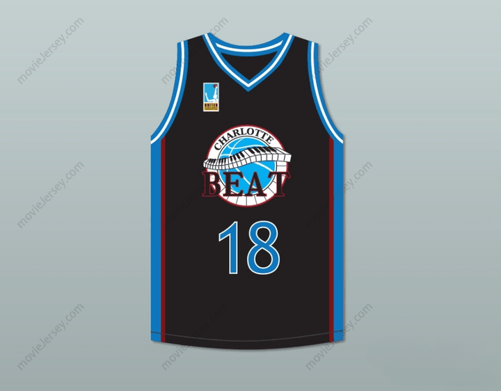 CUSTOM ANY Name Number VLADE DIVAC MORSE 18 CHARLOTTE BEAT HOME BASKETBALL JERSEY WITH UBA PATCH JUWANNA MANN Top Stitched S-6XL