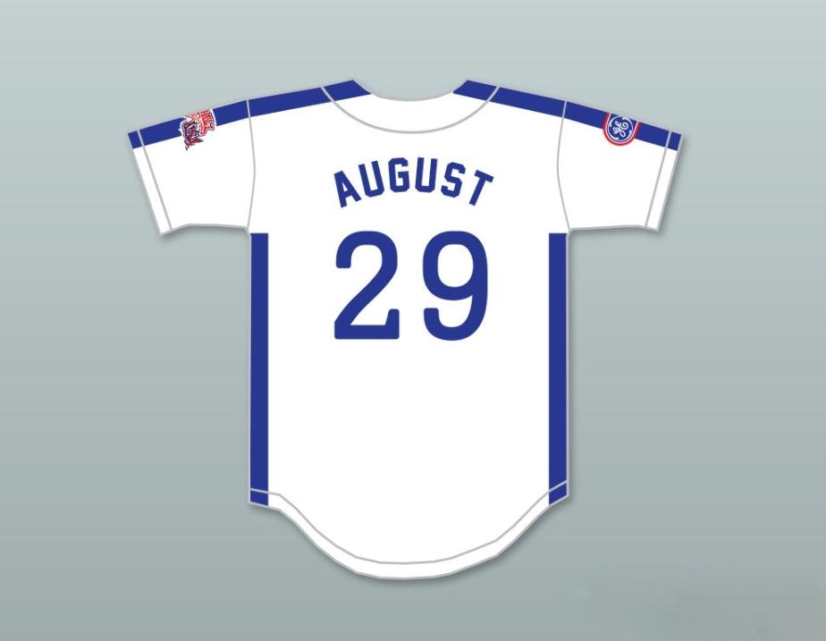 Custom Any Name Number DON AUGUST 29 1984 USA TEAM WHITE BUTTON DOWN BASEBALL JERSEY Top Stitched S-6XL