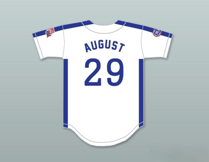 Custom Any Name Number DON AUGUST 29 1984 USA TEAM WHITE BUTTON DOWN BASEBALL JERSEY Top Stitched S-6XL