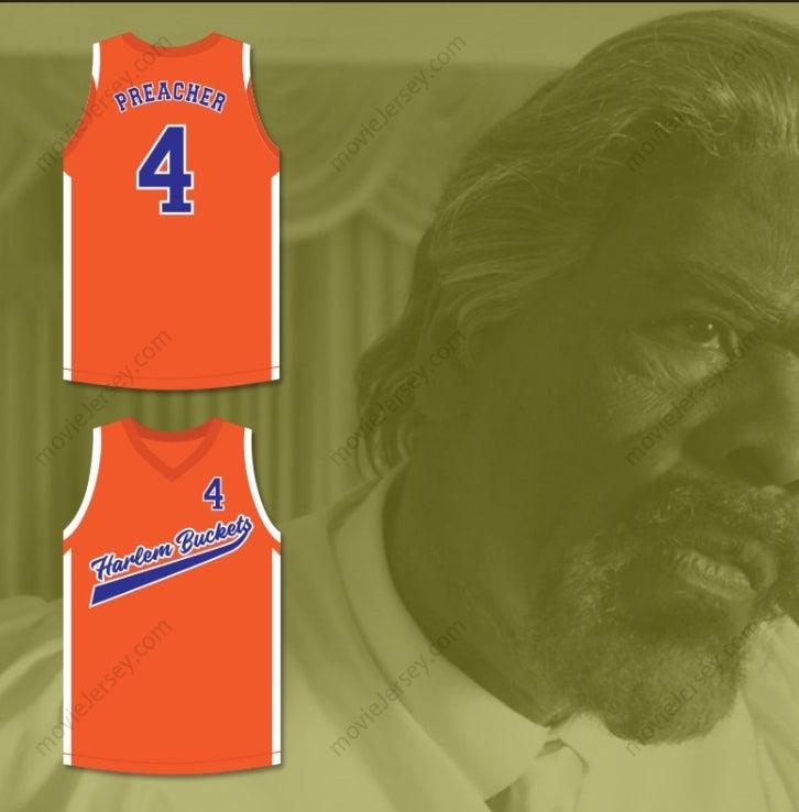CUSTOM ANY Name Number PREACHER 4 HARLEM BUCKETS ALTERNATE BASKETBALL JERSEY UNCLE DREW Top Stitched S-6XL