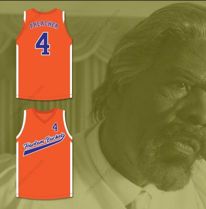 CUSTOM ANY Name Number PREACHER 4 HARLEM BUCKETS ALTERNATE BASKETBALL JERSEY UNCLE DREW Top Stitched S-6XL