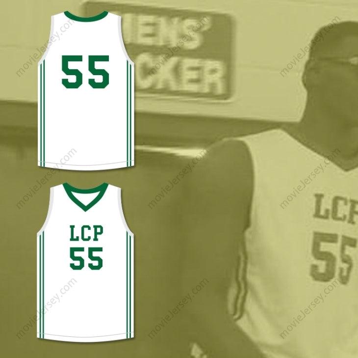 CUSTOM ANY Name Number TACKO FALL 55   LIONS WHITE BASKETBALL JERSEY Top Stitched S-6XL