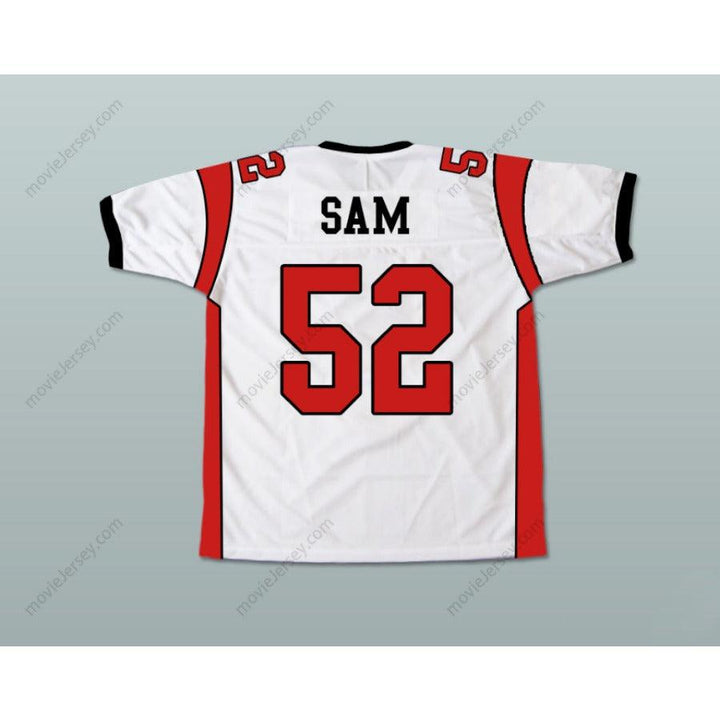 CUSTOM ANY Name Number MICHAEL SAM 52 HITCHCOCK HIGH SCHOOL BULLDOGS FOOTBALL JERSEY Top Stitched S-6XL