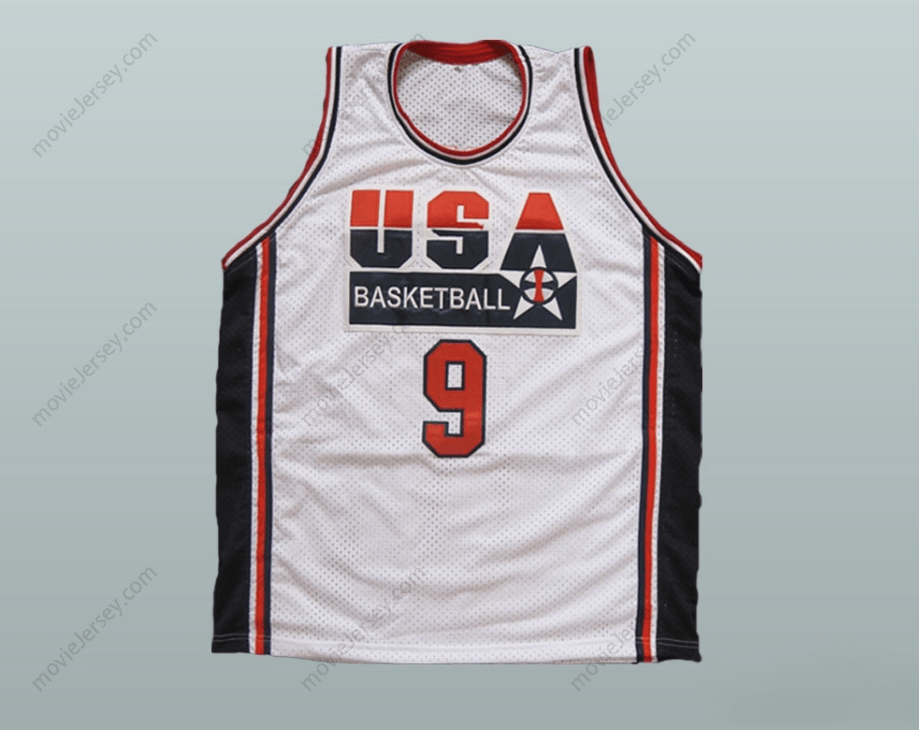 CUSTOM ANY Name Number MICHAEL 9 USA BASKETBALL JERSEY Top Stitched S-6XL