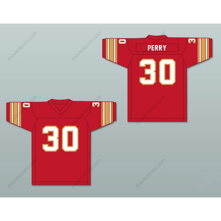 CUSTOM ANY Name Number 1983 USFL LEON PERRY 30 BIRMINGHAM STALLIONS ROAD Football Jersey Top Stitched S-6XL